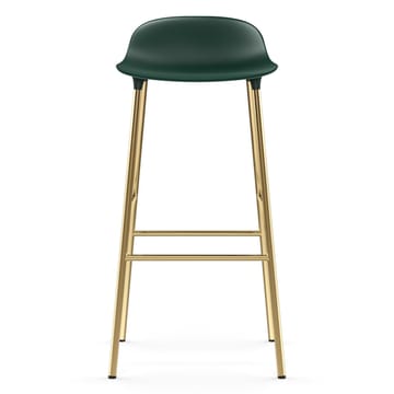 Taburete de bar con patas de bronce Form 75 cm - Verde - Normann Copenhagen