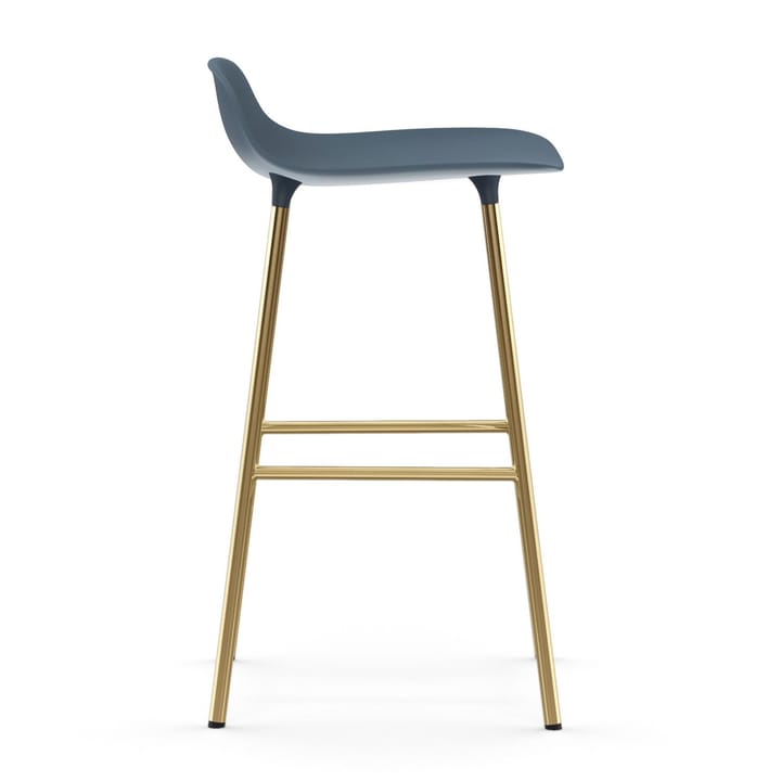 Taburete de bar con patas de bronce Form - Azul - Normann Copenhagen