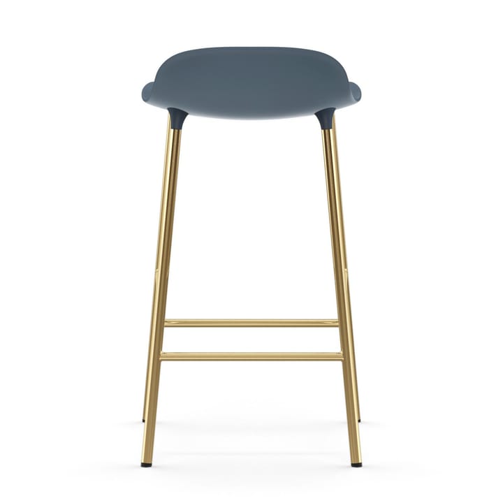 Taburete de bar con patas de bronce Form - Azul - Normann Copenhagen