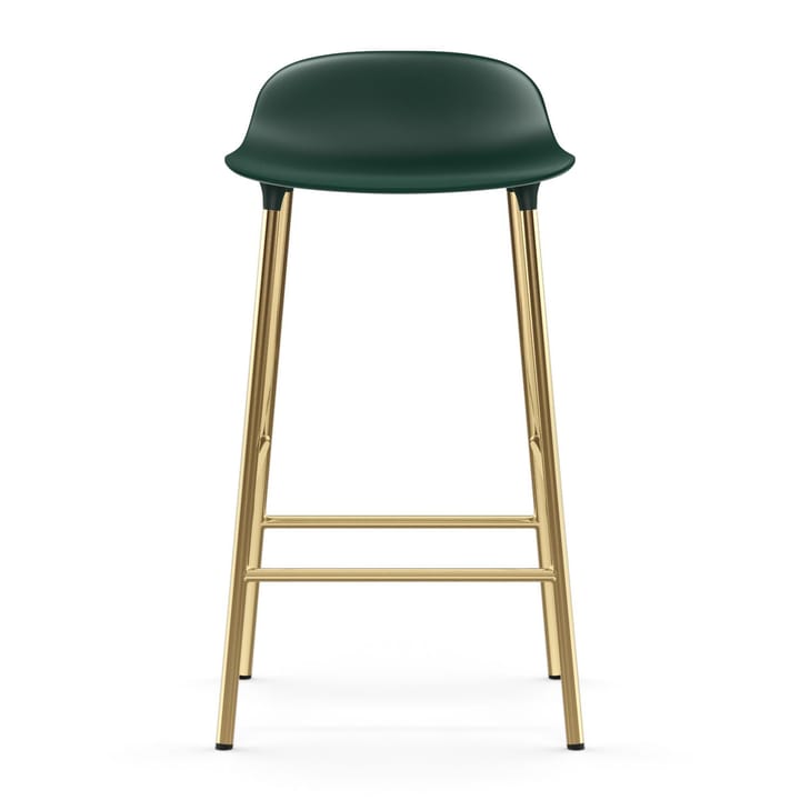 Taburete de bar con patas de bronce Form - Verde - Normann Copenhagen