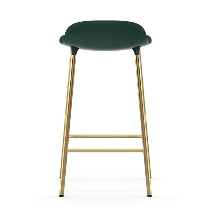 Taburete de bar con patas de bronce Form - Verde - Normann Copenhagen