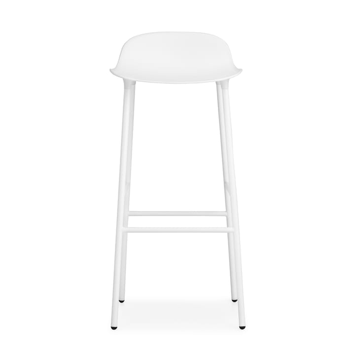 Taburete de bar con patas de metal Form 75 cm, blanco Normann Copenhagen