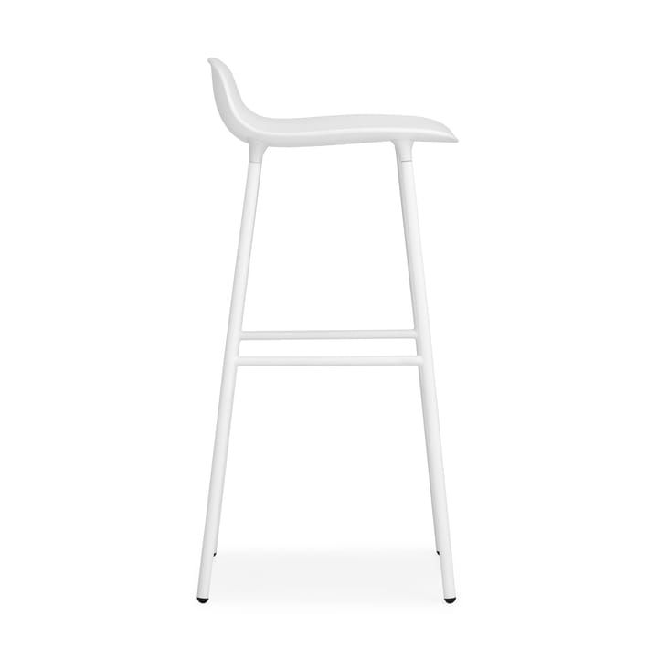 Taburete de bar con patas de metal Form 75 cm, blanco Normann Copenhagen