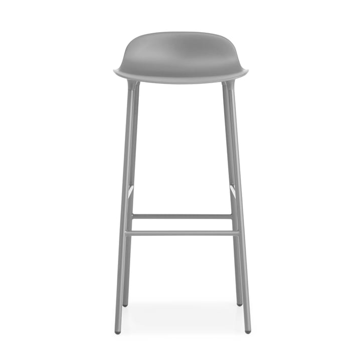 Taburete de bar con patas de metal Form 75 cm, gris Normann Copenhagen