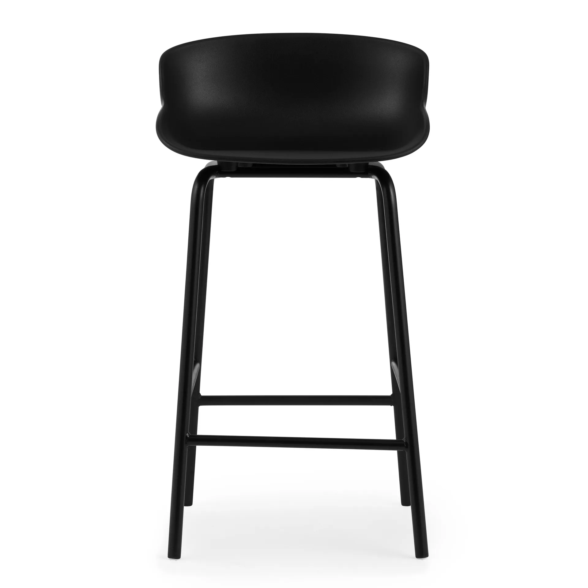 Taburete de bar con patas de metal Hyg 65 cm, Negro Normann Copenhagen