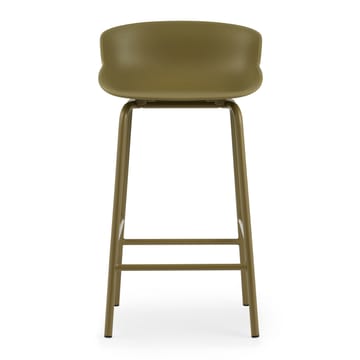 Taburete de bar con patas de metal Hyg 65 cm  - Verde oliva - Normann Copenhagen