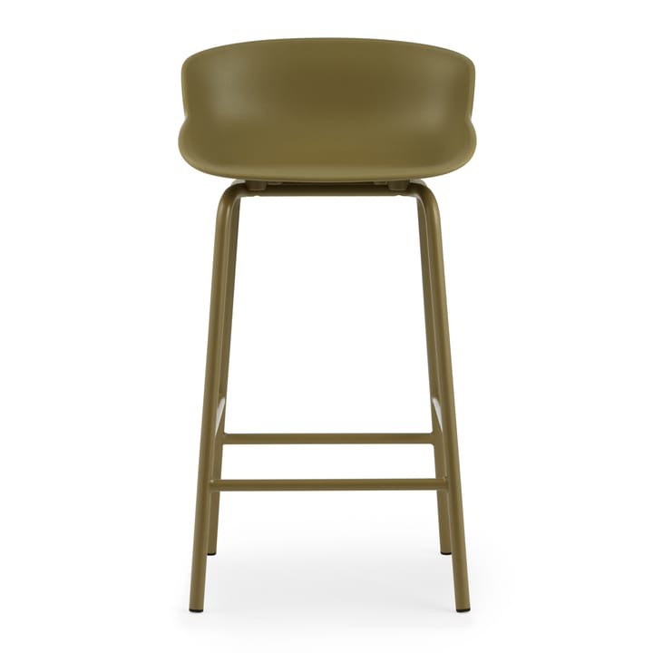 Taburete de bar con patas de metal Hyg 65 cm , Verde oliva Normann Copenhagen