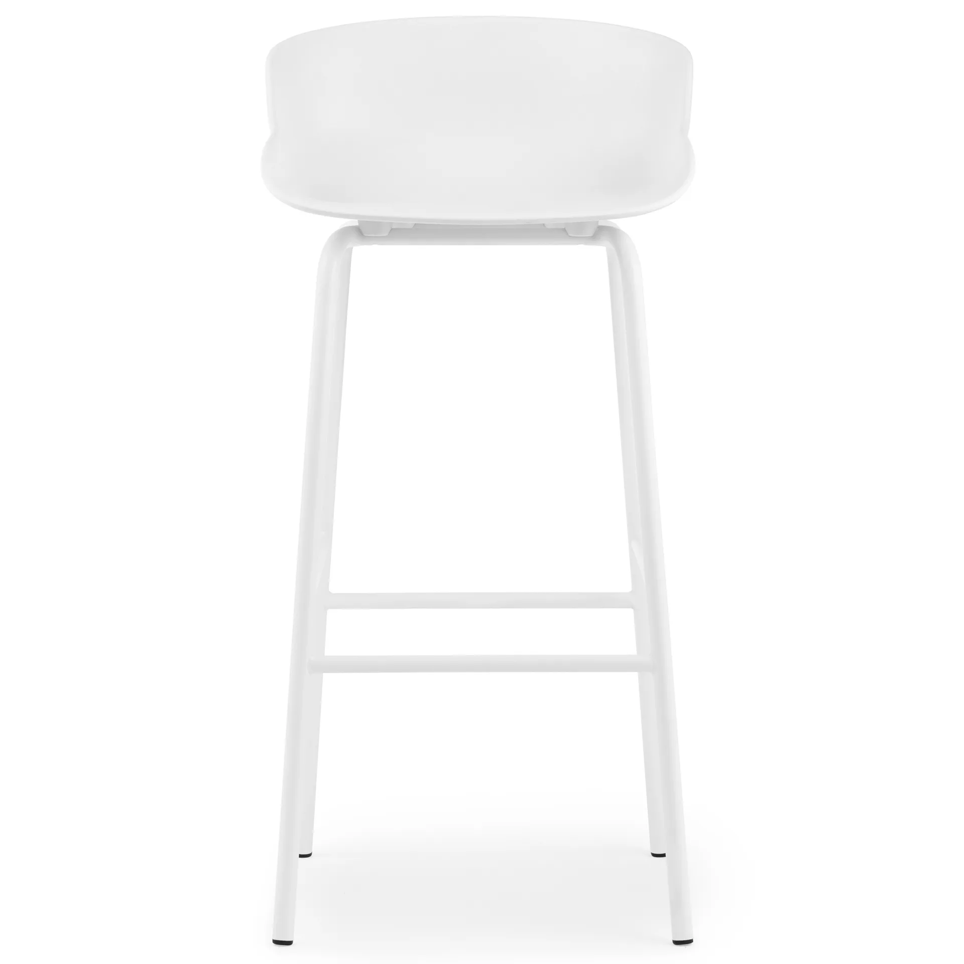 Taburete de bar con patas de metal Hyg 75 cm, Blanco Normann Copenhagen