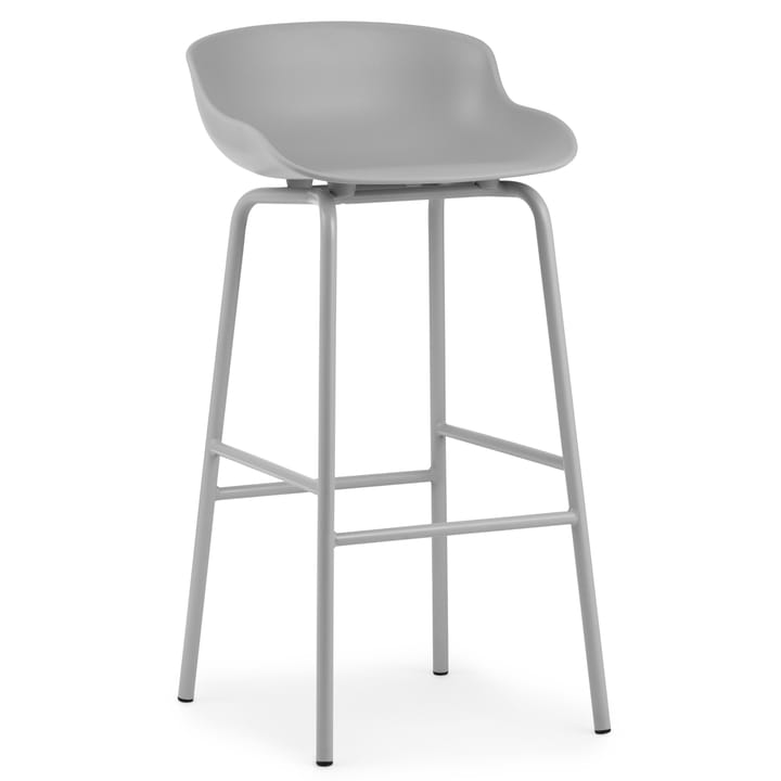 Taburete de bar con patas de metal Hyg 75 cm  - Gris - Normann Copenhagen