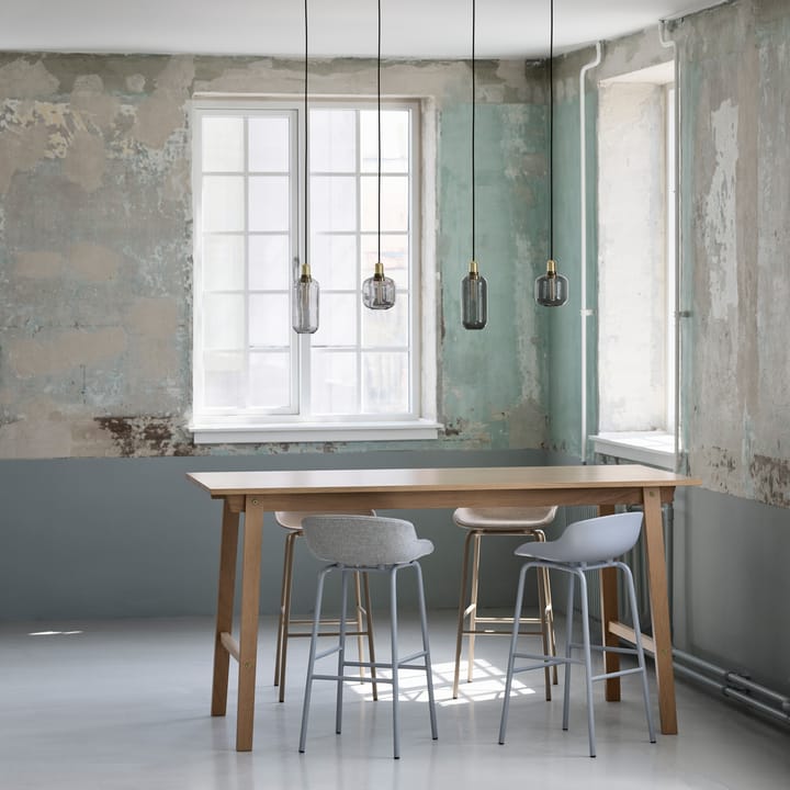 Taburete de bar con patas de metal Hyg 75 cm , Gris Normann Copenhagen