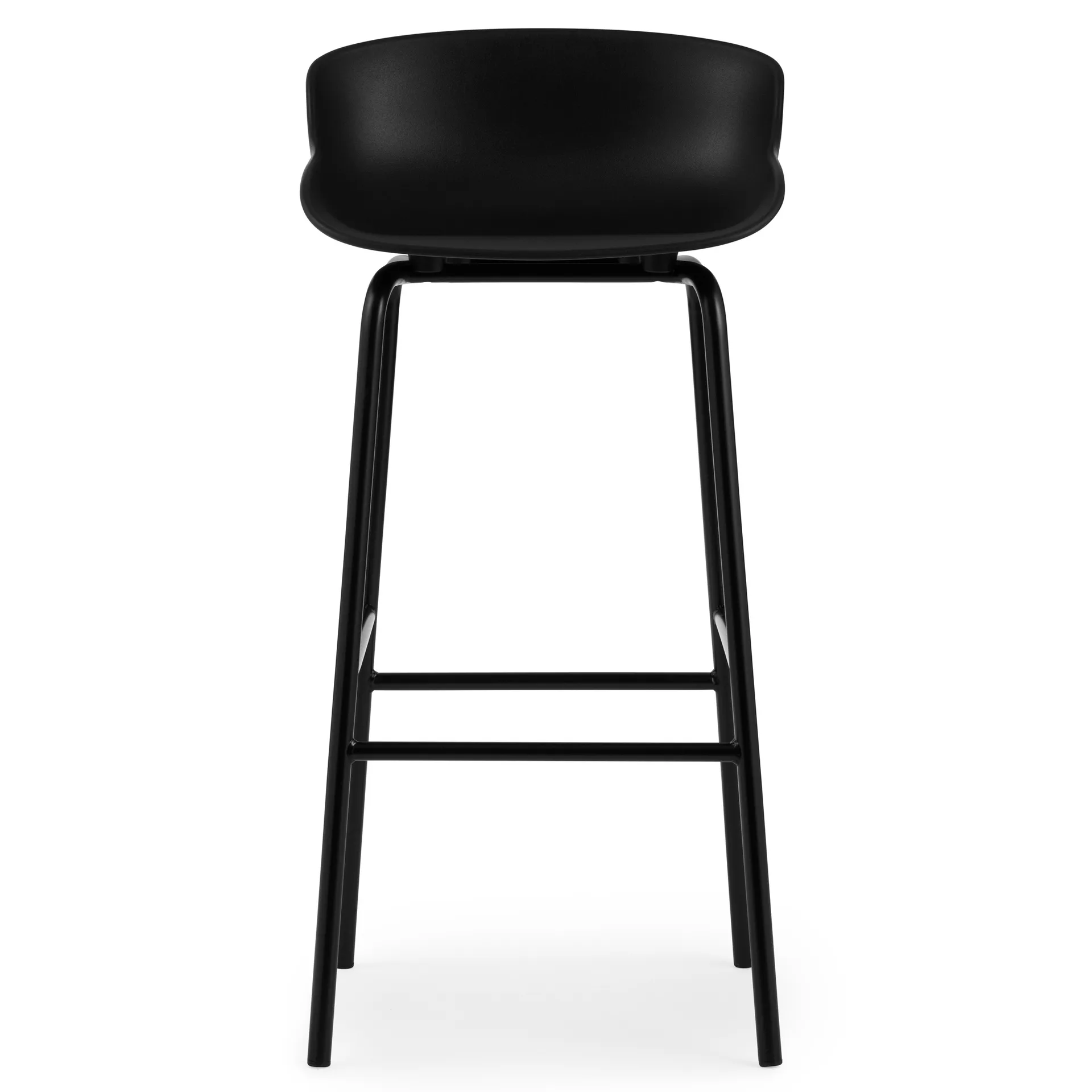 Taburete de bar con patas de metal Hyg 75 cm, Negro Normann Copenhagen
