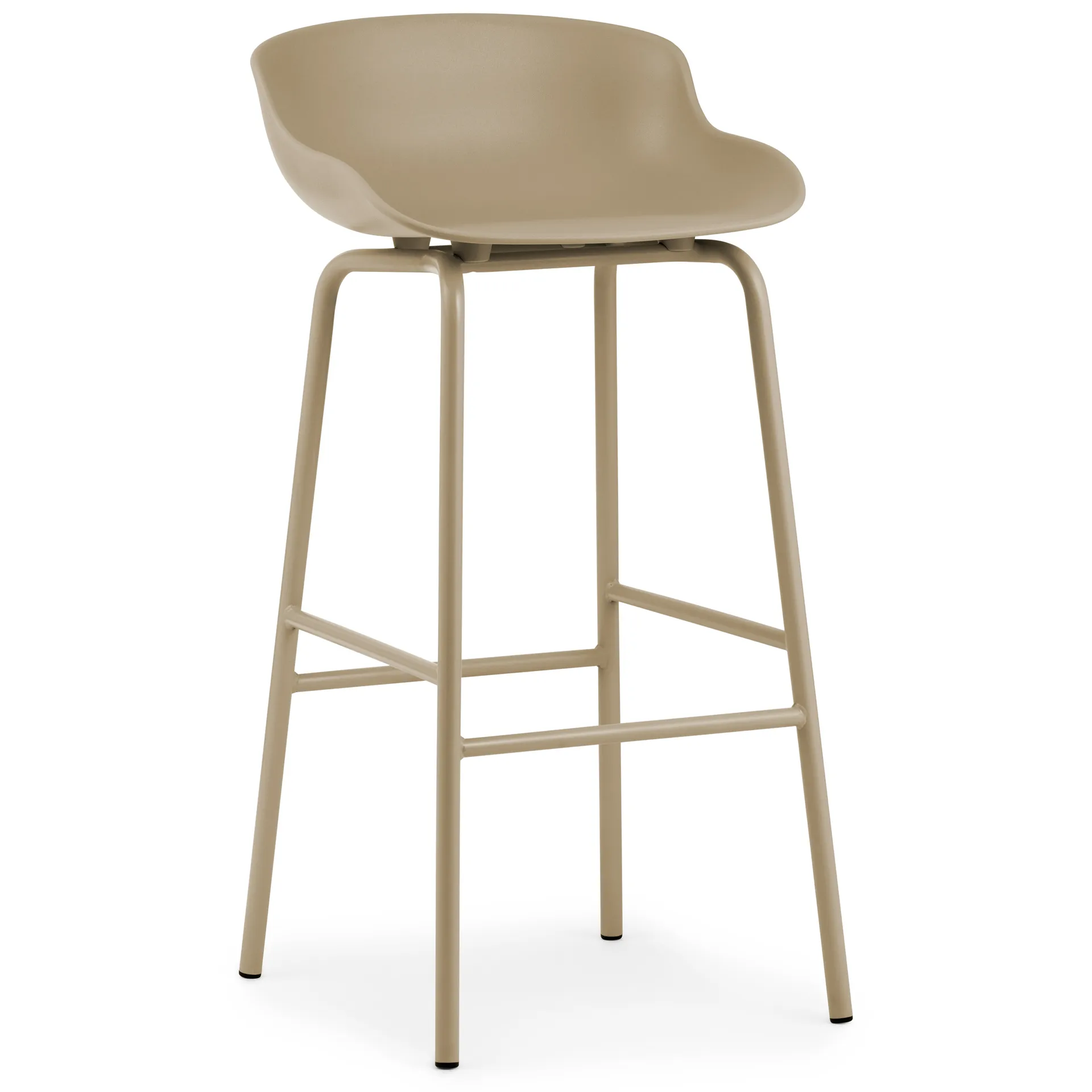 Taburete de bar con patas de metal Hyg 75 cm, Sand Normann Copenhagen