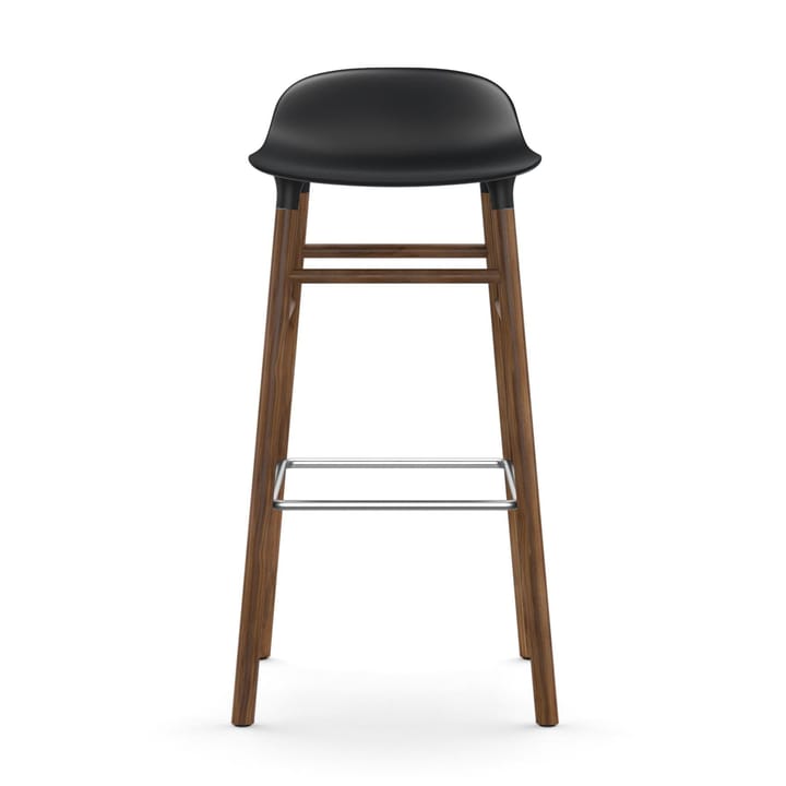 Taburete de bar con patas de nogal Form   - negro - Normann Copenhagen