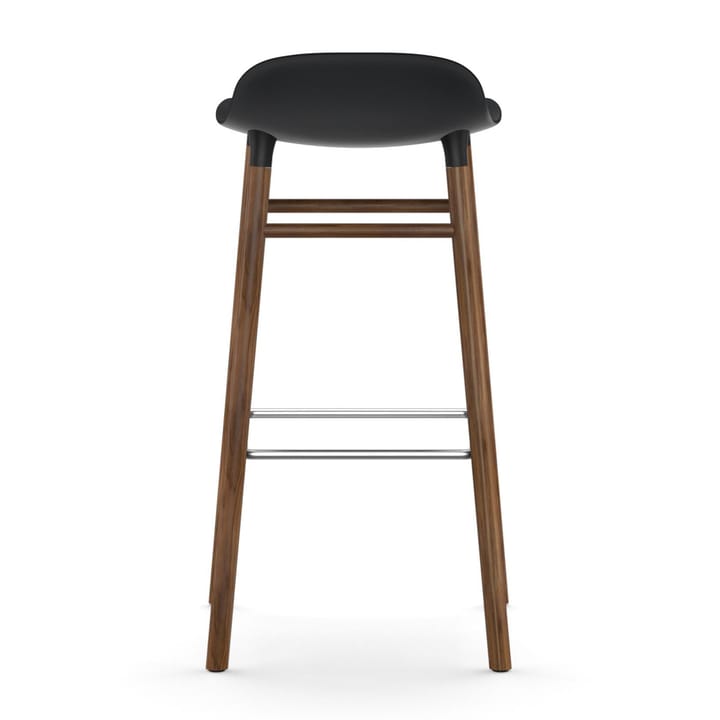 Taburete de bar con patas de nogal Form   - negro - Normann Copenhagen