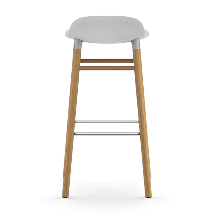 Taburete de bar con patas de roble Form , blanco Normann Copenhagen