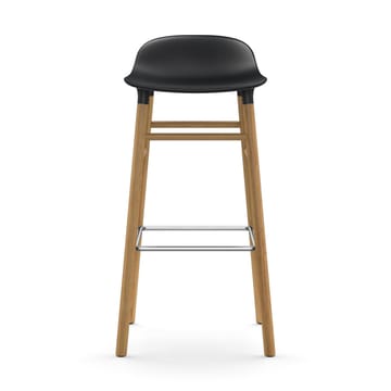 Taburete de bar con patas de roble Form  - negro - Normann Copenhagen