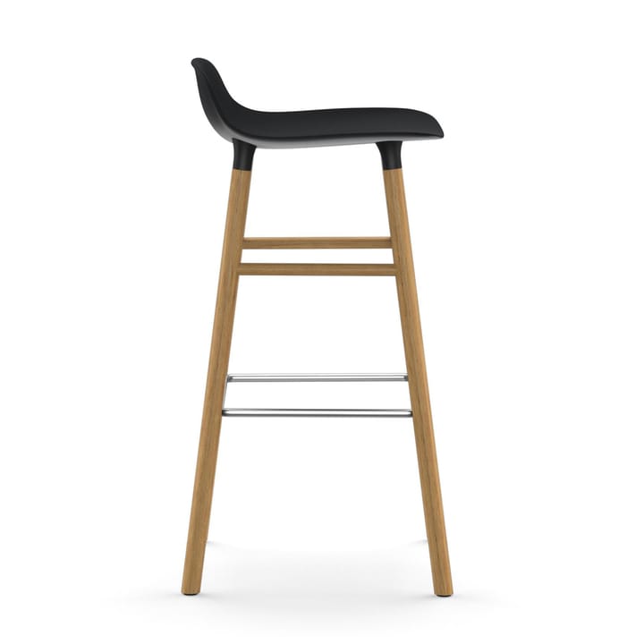 Taburete de bar con patas de roble Form  - negro - Normann Copenhagen