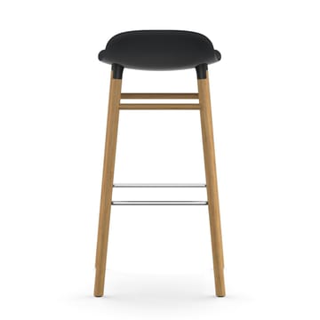 Taburete de bar con patas de roble Form  - negro - Normann Copenhagen