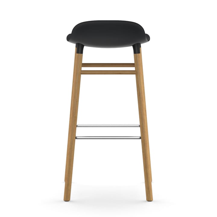 Taburete de bar con patas de roble Form  - negro - Normann Copenhagen