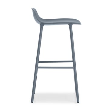 Taburete de bar Form Chair con patas de metal - azul - Normann Copenhagen