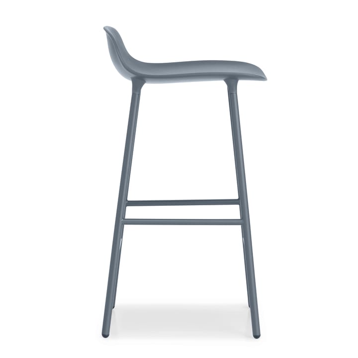 Taburete de bar Form Chair con patas de metal, azul Normann Copenhagen