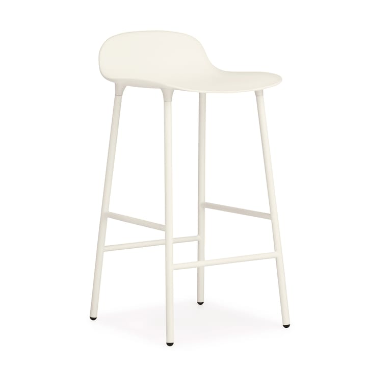 Taburete de bar Form Chair con patas de metal - blanco - Normann Copenhagen