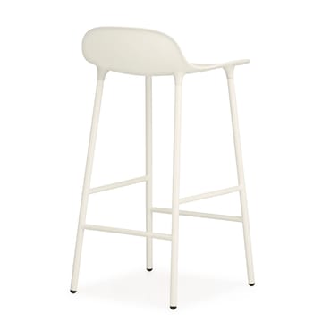 Taburete de bar Form Chair con patas de metal - blanco - Normann Copenhagen