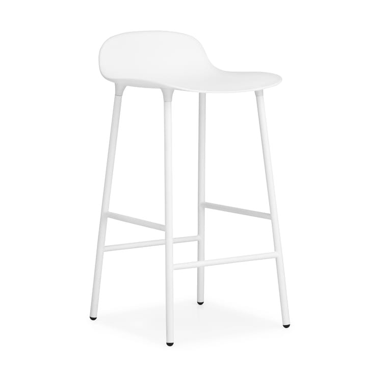 Taburete de bar Form Chair con patas de metal - blanco - Normann Copenhagen