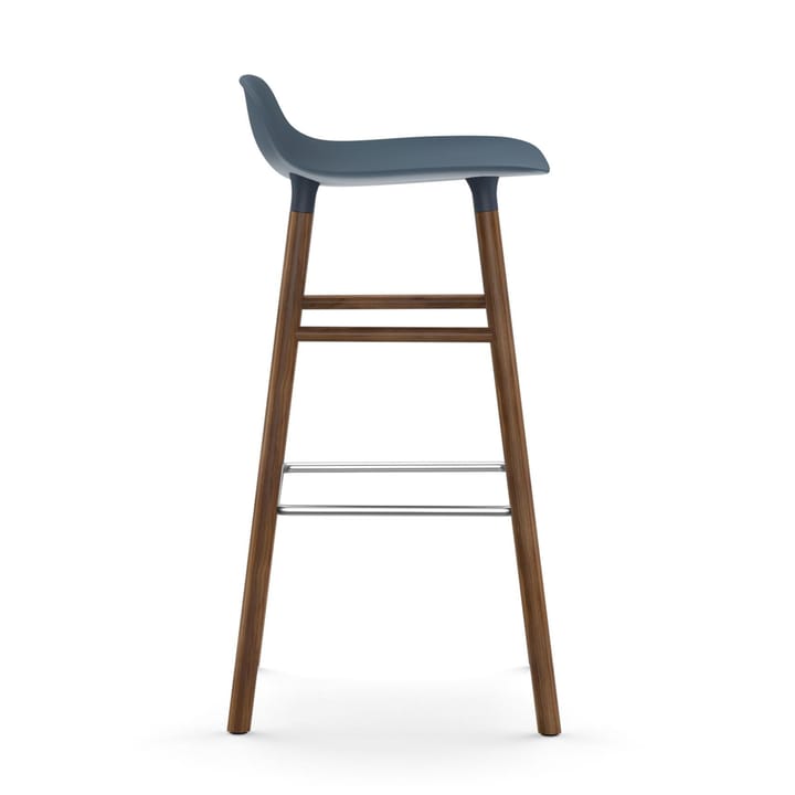 Taburete de bar Form Chair con patas de nogal - azul - Normann Copenhagen