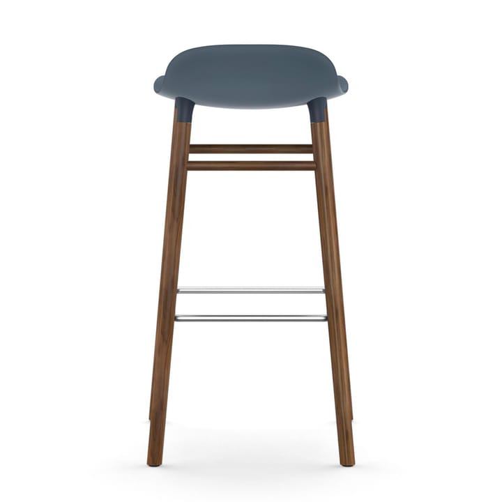 Taburete de bar Form Chair con patas de nogal - azul - Normann Copenhagen