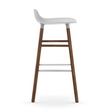 Taburete de bar Form Chair con patas de nogal - blanco - Normann Copenhagen