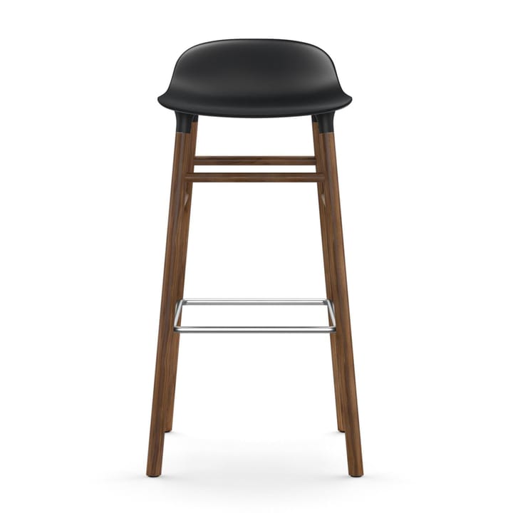 Taburete de bar Form Chair con patas de nogal - negro - Normann Copenhagen