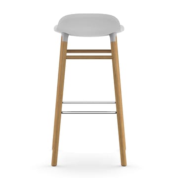Taburete de bar Form Chair con patas de roble - blanco - Normann Copenhagen