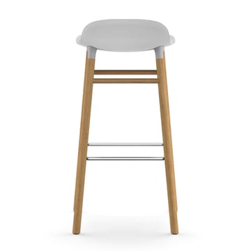 Taburete de bar Form Chair con patas de roble - blanco - Normann Copenhagen