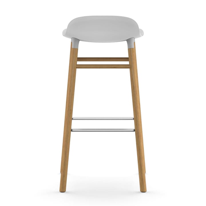 Taburete de bar Form Chair con patas de roble, blanco Normann Copenhagen