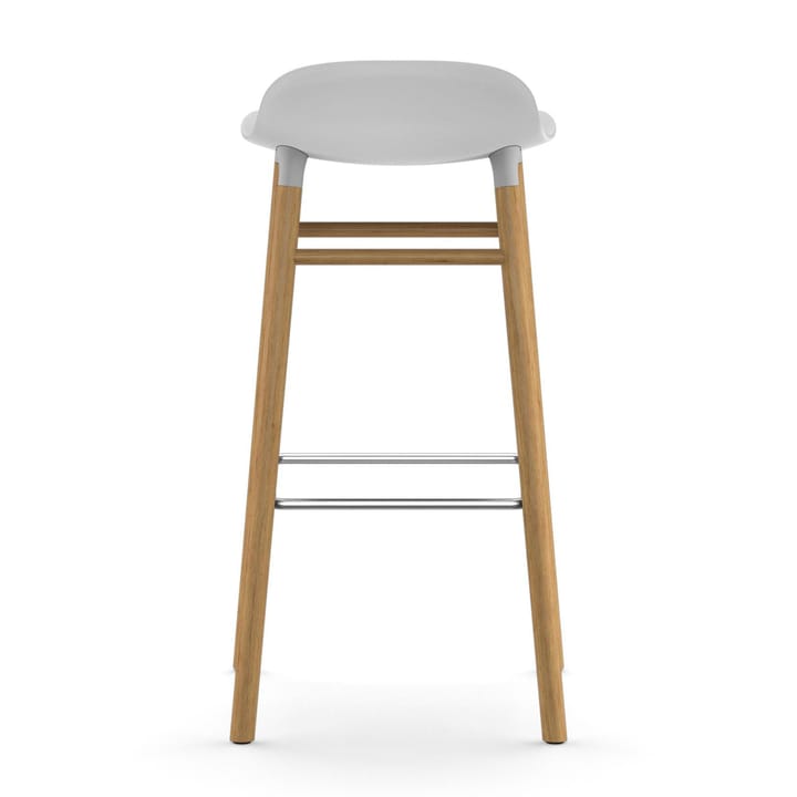 Taburete de bar Form Chair con patas de roble - blanco - Normann Copenhagen