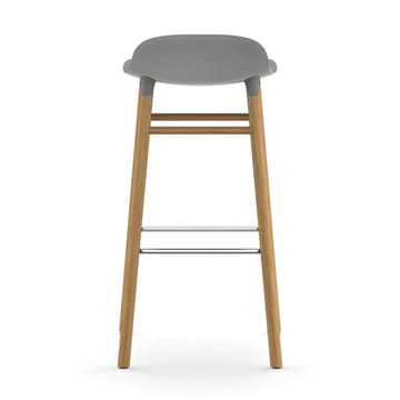 Taburete de bar Form Chair con patas de roble - gris - Normann Copenhagen