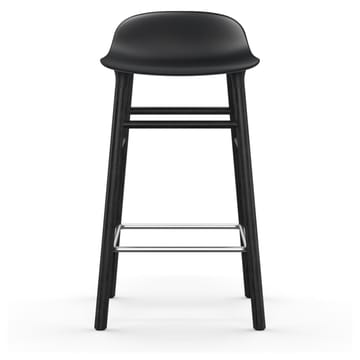 Taburete de bar Form Chair con patas de roble lacadas 65 cm - negro - Normann Copenhagen