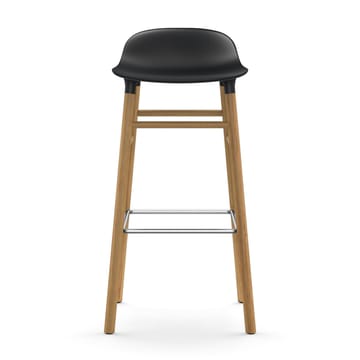 Taburete de bar Form Chair con patas de roble - negro - Normann Copenhagen