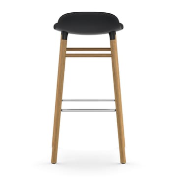 Taburete de bar Form Chair con patas de roble - negro - Normann Copenhagen