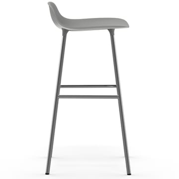 Taburete de bar Form patas cromadas 75 cm - gris - Normann Copenhagen