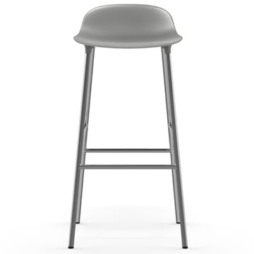 Taburete de bar Form patas cromadas 75 cm - gris - Normann Copenhagen