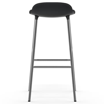 Taburete de bar Form patas cromadas 75 cm - negro - Normann Copenhagen