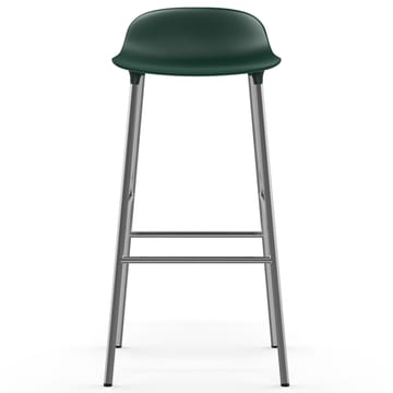 Taburete de bar Form patas cromadas 75 cm - verde - Normann Copenhagen