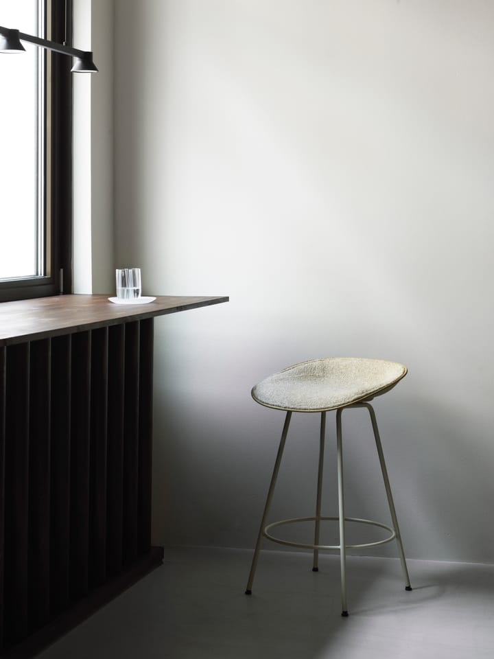 Taburete de bar Mat Barstool 65 cm, Hemp-cream steel Normann Copenhagen
