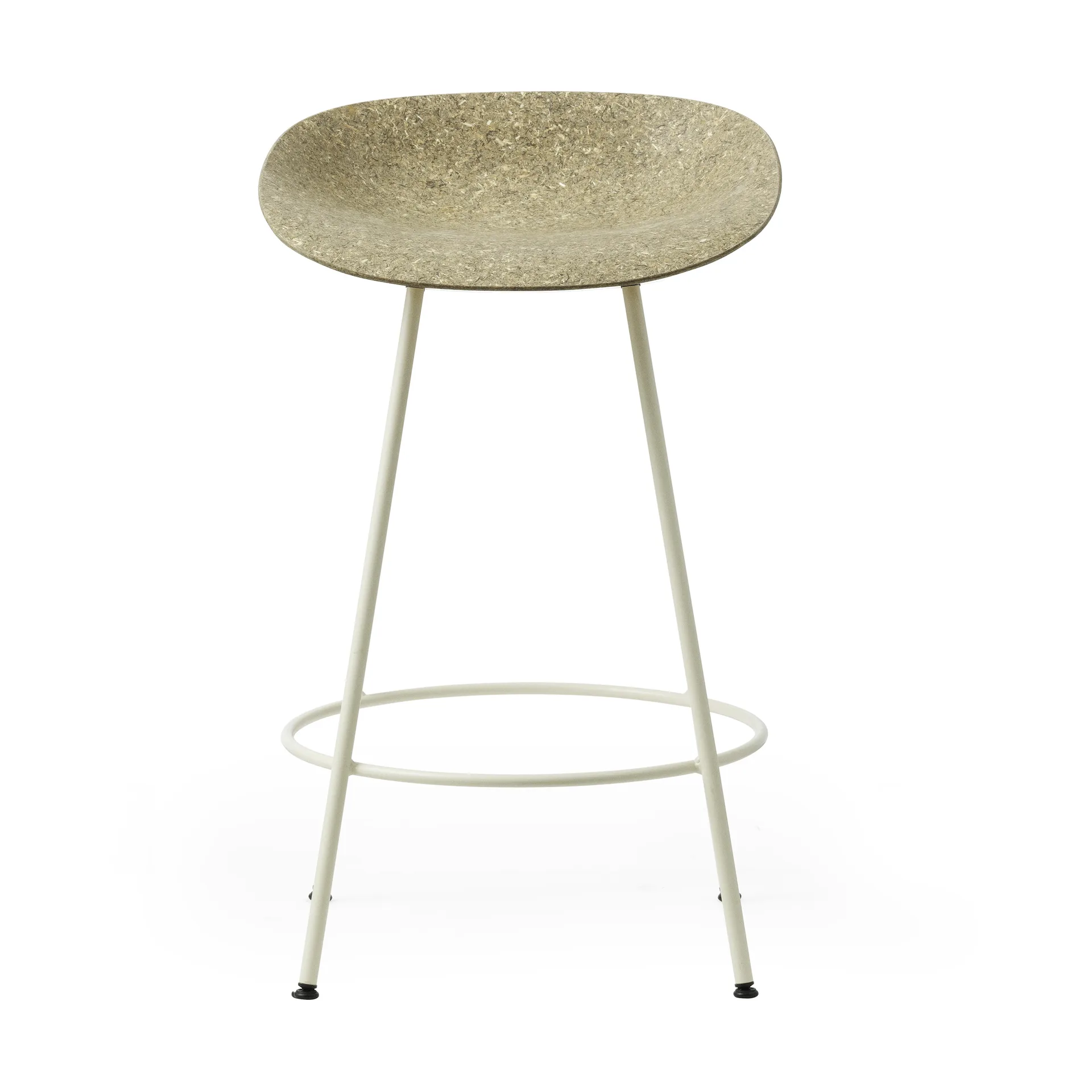 Taburete de bar Mat Barstool 65 cm, Seaweed-cream steel Normann Copenhagen