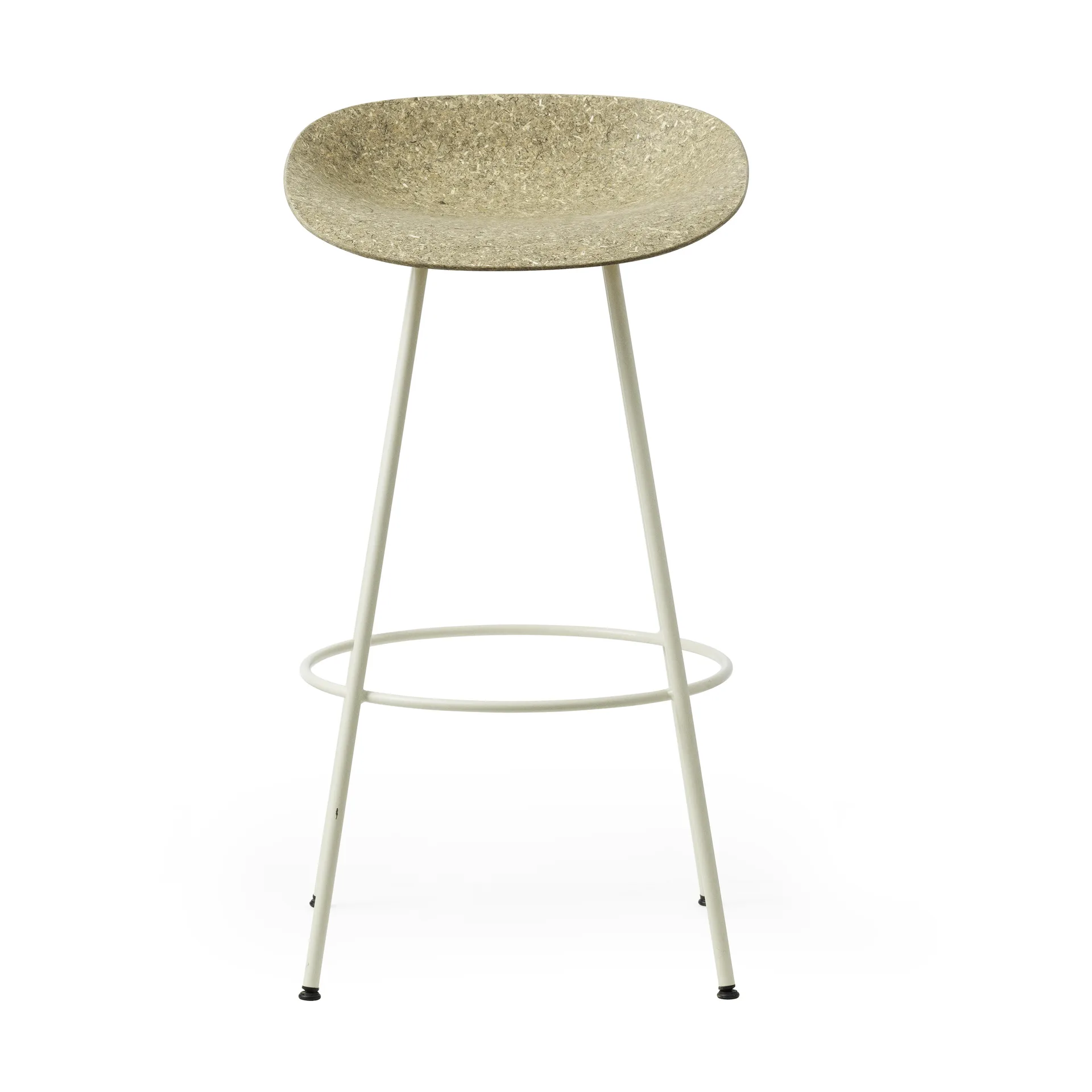 Taburete de bar Mat Barstool 75 cm, Seaweed-cream steel Normann Copenhagen