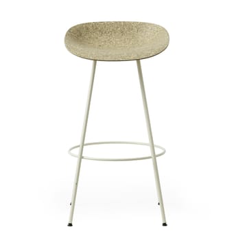 Taburete de bar Mat Barstool 75 cm - Seaweed-cream steel - Normann Copenhagen