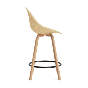 Taburete Mat Bar Chair 65 cm - Hemp-beech-black steel - Normann Copenhagen