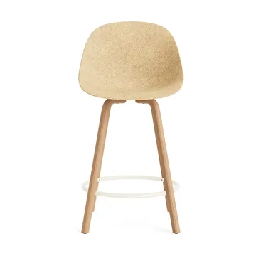 Taburete Mat Bar Chair 65 cm - Hemp-beech-cream steel - Normann Copenhagen